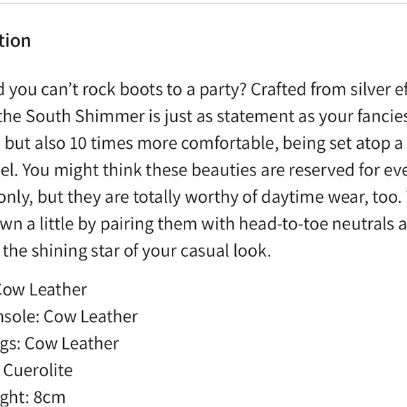 Alohas Women’s South Shimmer Boots - Picture 8 of 8